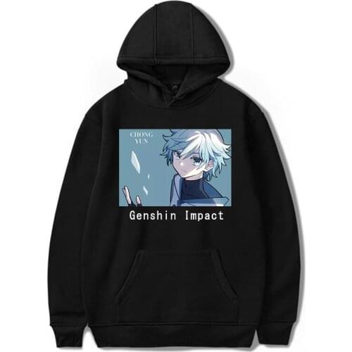 Genshin Impact casual Cool Streetwear Hot Game Print Hoodies Plus Size Fashion Hip Hop Fashion Top Graphic Women/Men Sweatshirts