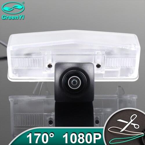 GreenYi HD AHD 1080P 170 Degree Fisheye Lens Vehicle Rear View Camera For Toyota RAV4 2016 Car