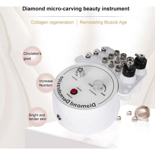 Multifunction Dermabrasion Machine 3 In 1 With Sprayer Vacuum For Mottle Spot Removal Microdermabrasion Facial Machine Diamond S