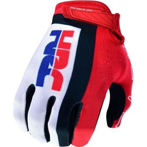 Air Mesh HRC Red Gloves Motocross Motorbike MTB ATV BMX Bike Riding Motorcycle Street Moto Gloves