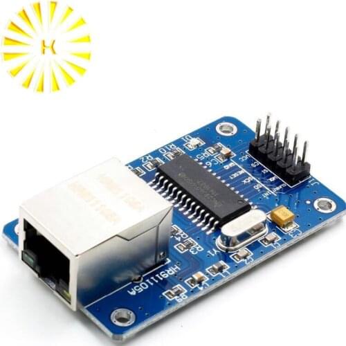 ENC28J60 LAN Ethernet Network Board Module 25MHZ Crystal AVR 51 LPC STM32 3.3V Connector