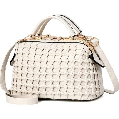 New Fashion New Female Square Hollow grid design Tote bag Quality Womens Designer Handbag Ladies Chain Shoulder Crossbody Bag