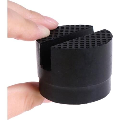 1pc Universal car jack adapter slotted frame lift rubber pad rail floor stand holder Auto Repair Related Tools Car Accessories