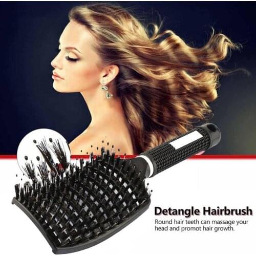 Women Hair Brush Massage Comb Nylon Women Wet Curly Fluffy Brushes Salon Hairdressing Styling Tools Hot Hair Brush