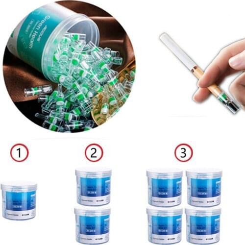 100-400PCS/Box Disposable Cigarette Filter Holder Reduce Tar Pipe Cleaning Container Cigarettes Filters Smoking Accessories Gift