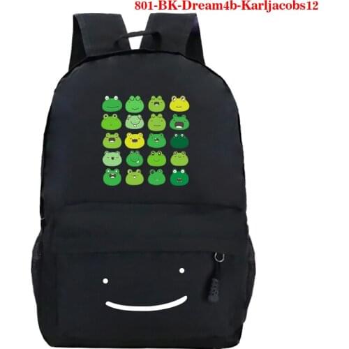 2021 Hot Sale Backpack Dream Team Bags New Unisex Schoolbag Teenage Backpack Men School Bag Student Smile Bookbag for Boys Girls