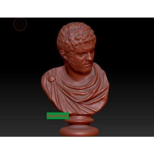 3D model stl format, 3D solid model rotation sculpture for cnc machine Kara