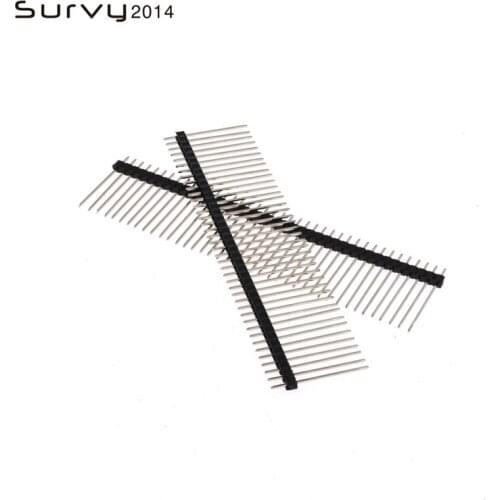 5/10/20PCS Pin Header 40Pin 2.54mm 20MM Long single row Male Breakable