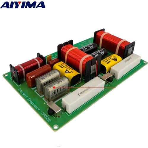 AIYIMA Audio Portable Speakers Professional Stage 350W Three-way Speaker Frequency Divider Crossover