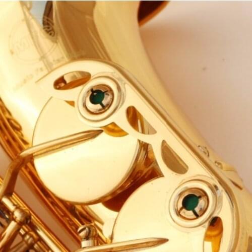 Free Shipping DHL MFC Brand New MAS-01 Major Eb Alto Saxophone With Case And Mouthpiece Gold Lacquered