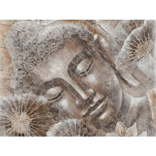 Buddha Religion DIY 11CT Cross Stitch Embroidery Kits Craft Needlework Set Printed Canvas Cotton Thread Home Wholesale