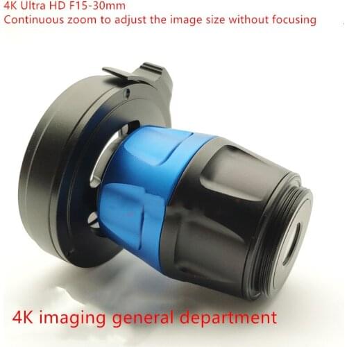 For 4K Ultra HD Continuous Zoom Optical Bayonet Adapter F15-30mm Lens Snap Interface Adapter