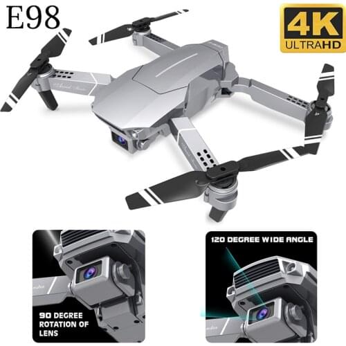 New Drone E98 WIFI FPV With Wide Angle HD 4K Camera Hight Hold Mode Foldable Arm RC Quadcopter Drone X Pro RTF Dron