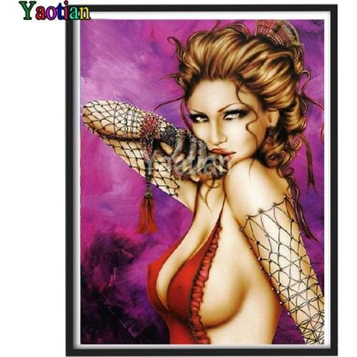 Sexy woman 5D DIY Diamond Painting Arts and Crafts Diamond Embroidery Paint With Diamonds Mosaic Cross Stitch Full Square Round