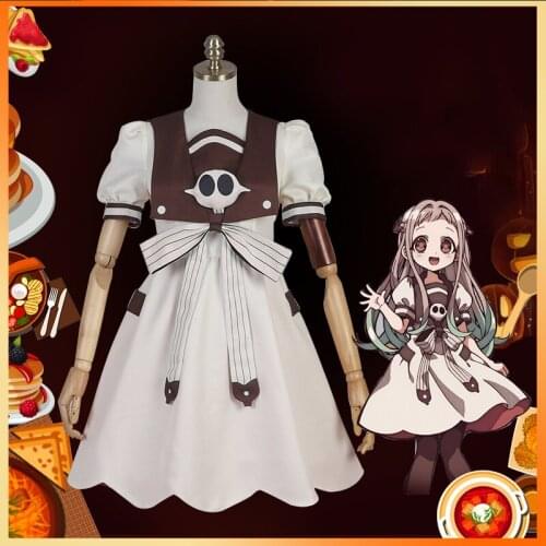 Japan Anime Jibaku Shounen Hanako Kun Nene Yashiro Cosplay Costume Lolita Women Dress Suit Toilet-Bound Uniform For Girl C78K126