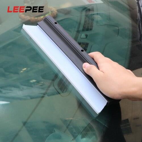 LEEPEE Mirror Window Wiper Glass Window Cleaning Brush Car Washer Windshield Wash Tools Auto Wiper Cleaner Blade Scraper Rubber