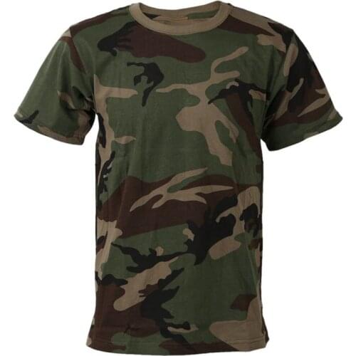 Summer Outdoors Hunting Camouflage T-shirt Men Breathable Combat T Shirt Dry Sport Camo Outdoor Camp Tees JG XL
