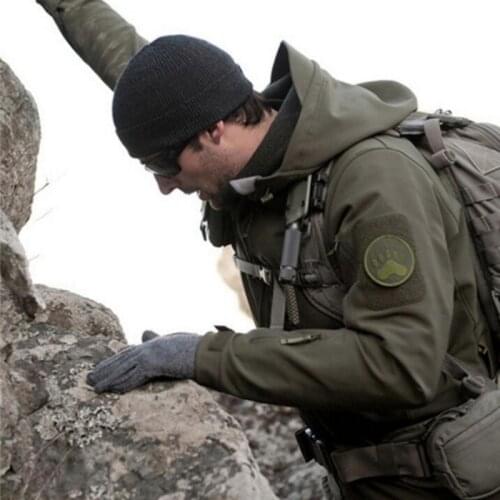 Men Outdoor Waterproof Softshell Jacket Hunting Windbreaker Ski Coat Camping Hiking Fishing Outerwear