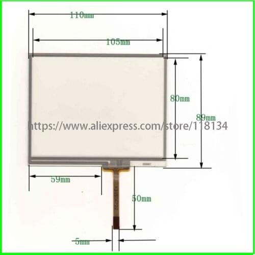 New 5inch 4 lines 110*89 mm Touch Screen Glass Panel