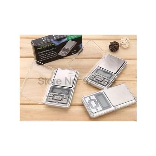 By dhl 500PCS 0.01g to 200g Mini Digital Jewelry Pocket Scale Gram Precise Weighing Balance