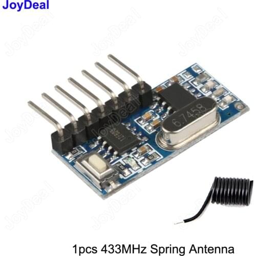 433 MHz Wireless Receiver Learning Code Decoder Module 4 Ch Output Diy Kit With Learning Button For Remote Control 1527 Encoding