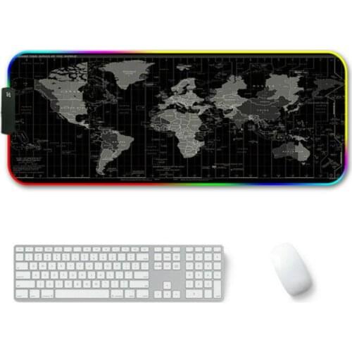 RGB Large Mouse Pad Gaming Mouse Pad Gamer Led Computer Mousepad Big Mouse Mat with Backlight Carpet For keyboard Desk Mat Mause