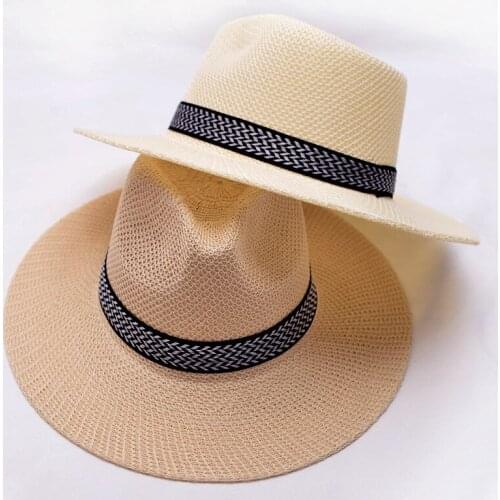 2021 The New Middle-aged And Elderly Hats Male Summer Sun Hats Middle-aged Mens Top Hat Sun Hat Old Man Sun Hat Dad Bowler Hat