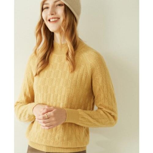 LONGMING 100% Cashmere Women Sweater Winter Pullover Women Knitted Sweaters Autumn Soft Warm Wool Sweater Vintage Jumper Women