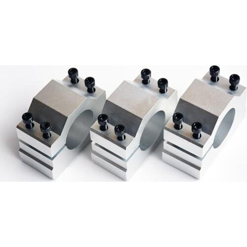 1pcs High quality spindle clamp 46mm aluminum spindle mounts/fixture/chuck/ bracket Clamp/holder Clamps/ hold seat /fastening