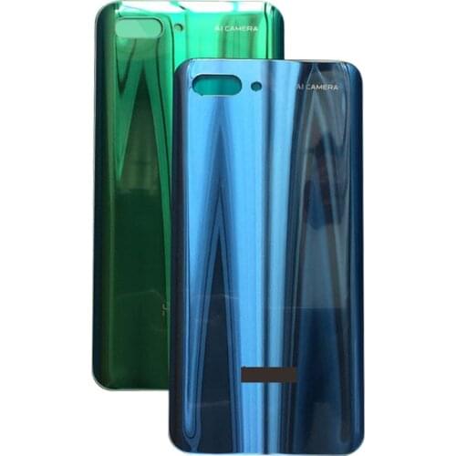 Back Glass For Huawei honor 10 Back Cover Housing No Rear Camera Lens For Honor 10 Battery Door Back Cover COL-L29 Replacement
