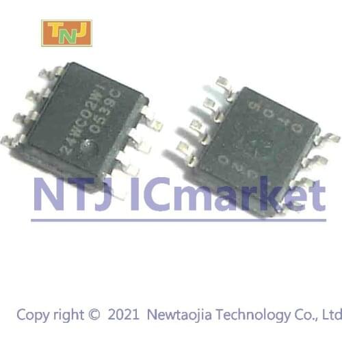 10 PCS CAT24WC02WI SOP-8 24WC02WI CAT24WC02 CSI 24WC02 2K Serial E2PROM IC CHIP