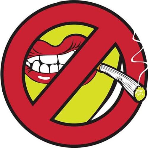 13cm x 12.9cm for Smoking Prohibiting Car Truck Decal Window Fashion Stickers Suitable for All Types of Vehicles
