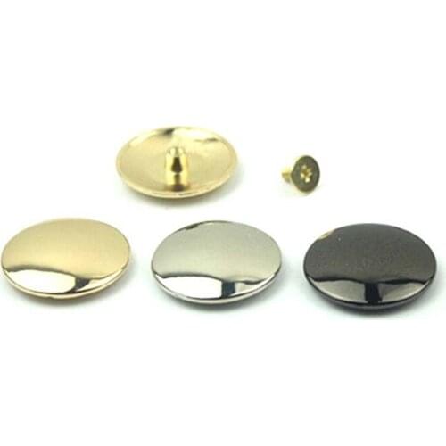 25MM Luggage Handbags Round Metal Labels Hardware Accessories Tags Round Blank Trademarks Clothes Engraved Logo