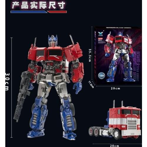 AOYI SS38 OP Commander Transformation LS-13 LS13 With Light Movie Model Alloy Deformation Action Figure Robot Toys Kids Gift