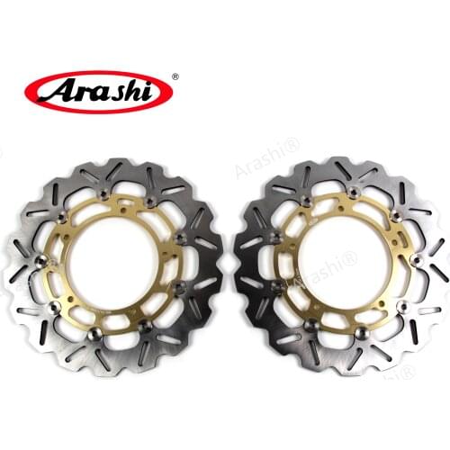 ARASHI For YAMAHA YZF R1 1000 2007-2011 Front Brake Disc CNC Brake Disks Rotors YZF-R1 2007 2008 2009 2010 2011