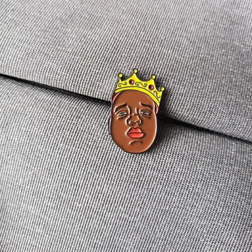 Biggie Smalls Notorious B.I.G. Soft Enamel Pin Dream Badge