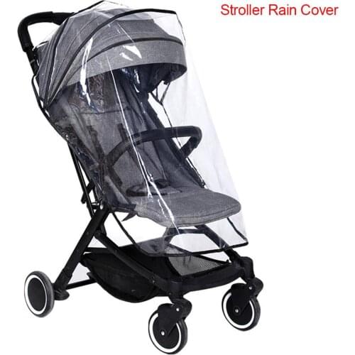 Stroller Cover Weather Shield EVA Rainproof Buggy Cover Universal For Babies Strollers