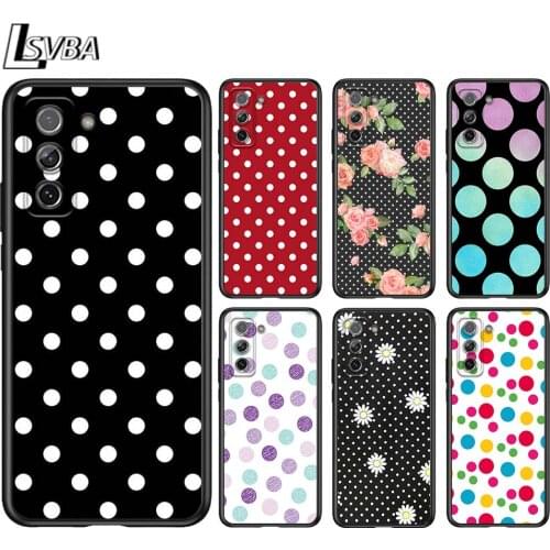Polka Dots for Samsung S20 FE Ultra Plus A91 A81 A71 A51 A41 A31 A21 A11 A12 A72 A52 A42 A32 A12 Phone Case