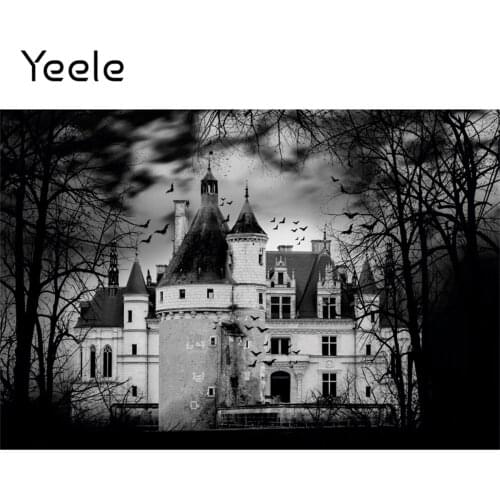 Yeele Halloween Photocall Backdrop Terror Castle Baby Portrait Party Photography Photographic Background For Photo Studio