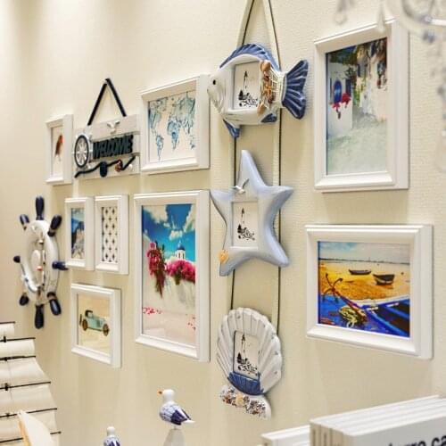 Gallery Display Photo Frame Set Picture Wall Friends Gift Photo Frame Modern DesignMarcos Para Fotos Home Decoration DG50XK