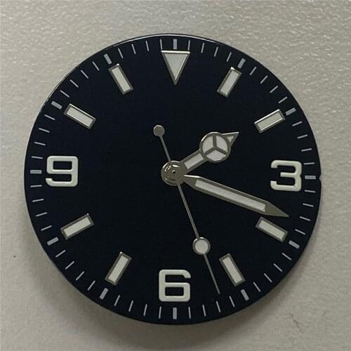 29MM Creative Luminous Hand Watch Dial for Miyota 8215 821A for Mingzhu DG2813 DG3804 Automatic Watch Movement Parts