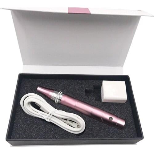 2019 Micro Tiny 12pin Needles Face Skin Therapy Remove Scar Reduce Wrinkles Removal Device Facial Care Tool Dr. Derma Pen
