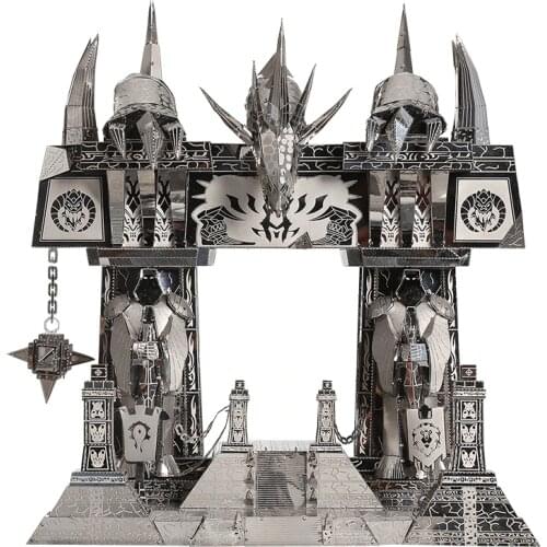 MMZ MODEL Picture Kingdom 3D Metal puzzle The DARK portal Assembly Model DIY 3D Laser Cut Model puzzle toys gift for adult