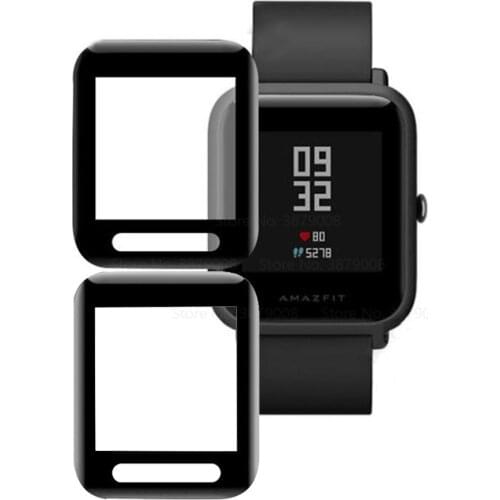 3D Curved Edge Soft Film for Huami Amazfit BIP LITE Screen Protector for Huami Amazfit BIP S LITE Cover(Not Tempered Glass)