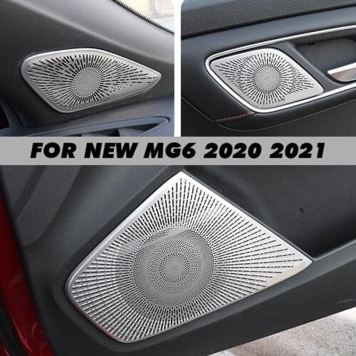 For MG6 MG 6 2020 2021 Car Audio Speaker Cover Trim Door Loudspeaker Cover Trim Car Accessories interior Trim Car Styling