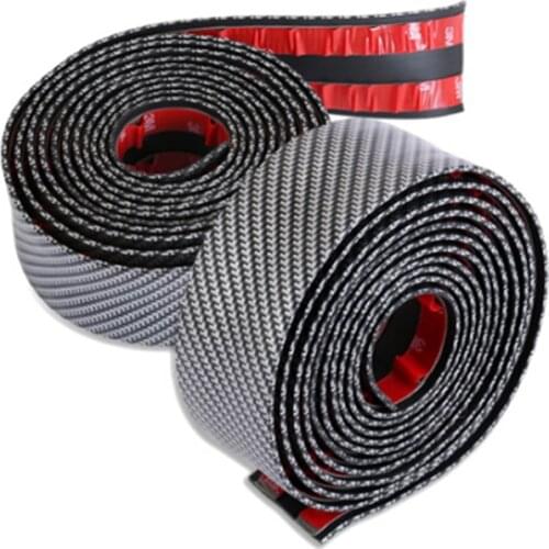 Carbon Fiber Rubber Bumper Strip Door Sill Protector Edge Guard Car Stickers for Mitsubishi Asx Outlander Lancer EX Pajero