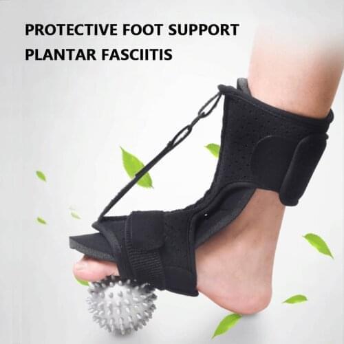 Foot Orthosis Plantar Fascia Night Release Splint Adjustable Back Foot Support Massage Ball For Men And Women