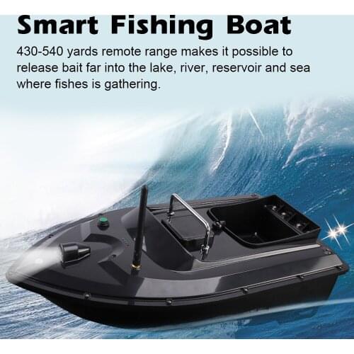Fishing Bait Boat Wireless Intelligent Remote Control Boat Dual Motor 500m Fish Finder Device Fishing Boats Nesting RC Boat