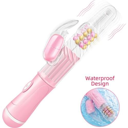G Spot Vibrator for Women Dual Vibration Silicone Dildo Waterproof Female Vagina Clitoris Massager Sex Toys for Women Adult Toys