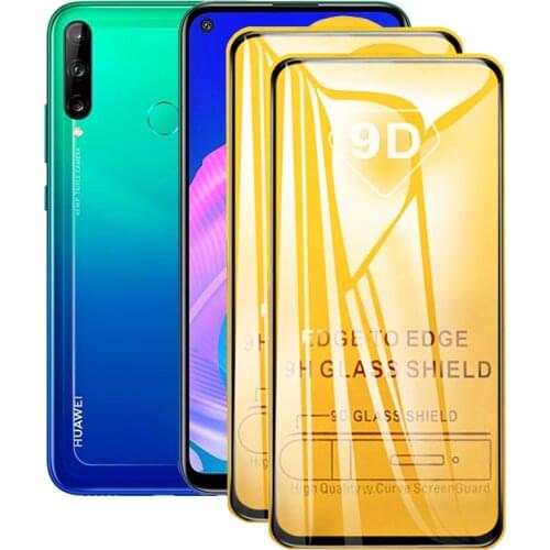 2 pcs P40litee Full Cover Tempered Glass on for Huawei P40 Lite E P40lite E P 40 Litee 40litee Screen Protector Protective Film